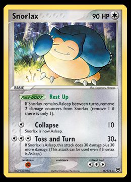 15/112 Snorlax