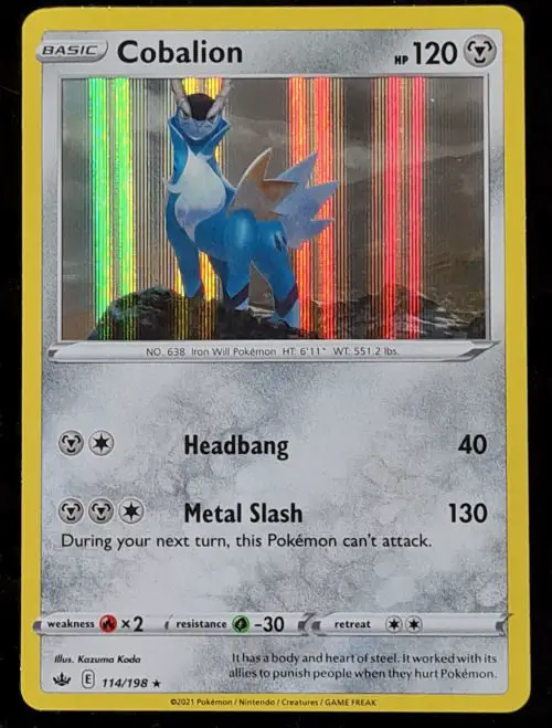 Cobalion Holo Card