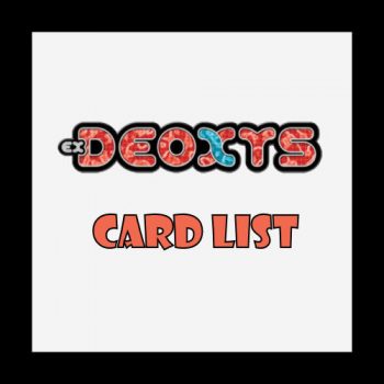 EX Deoxys Card List