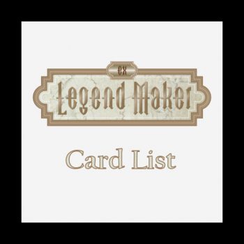 EX Legend Maker Card List