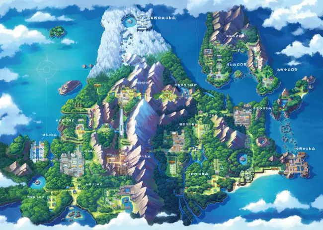 Pokémon Regions - Sinnoh Region
