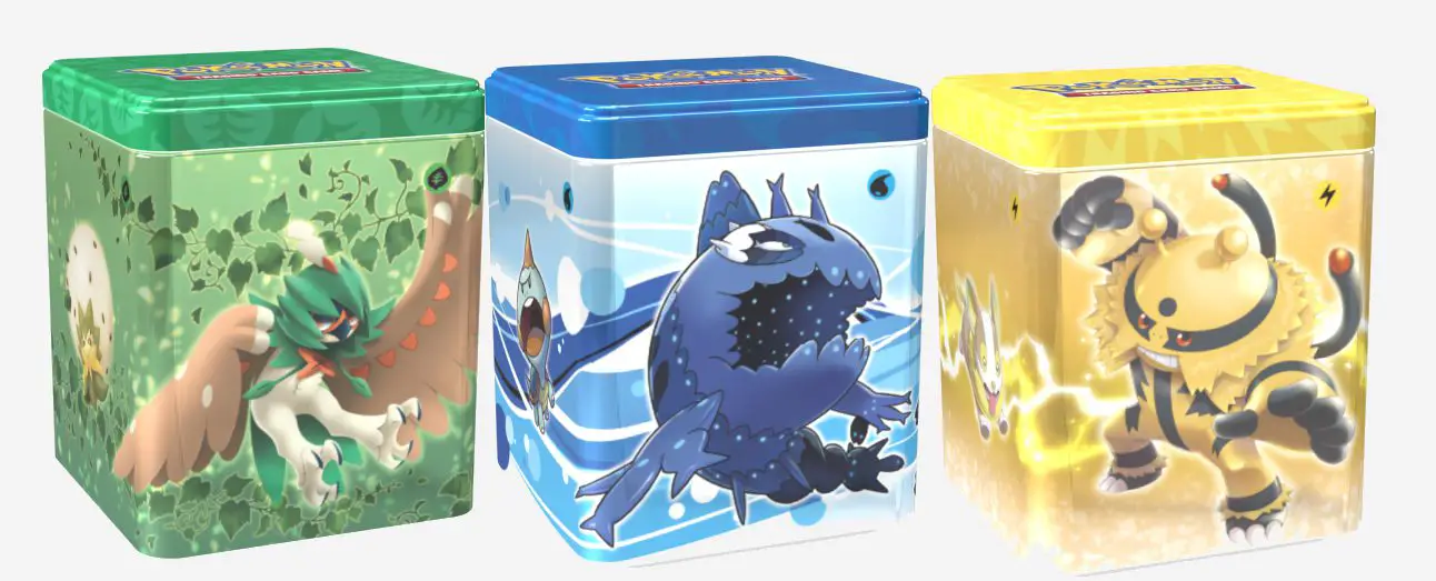 Pokémon Stacking Tins