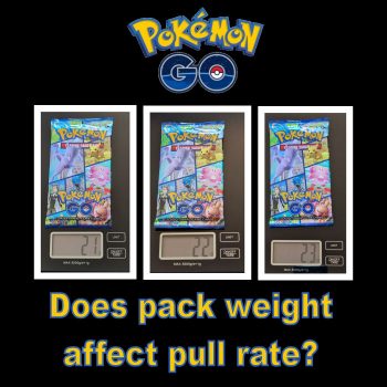 Pokémon Go Pack Weight