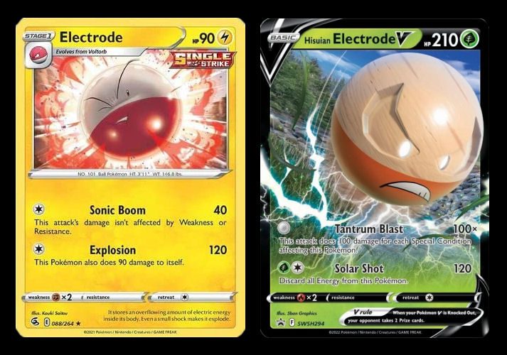 Hisuian Electrode V Box featured cards