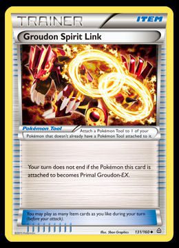 131/160 Groudon Spirit Link
