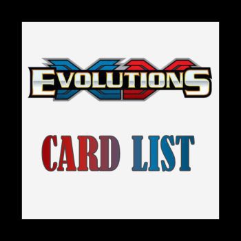 XY Evolutions Card List