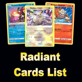 Pokémon Radiant Cards List