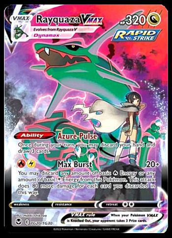 TG20/TG30 Rayquaza VMAX 2022 Top 10 Pokémon Cards
