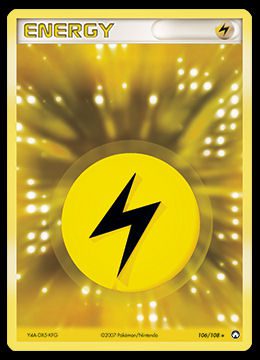 106/108 Power Keepers Lightning Energy Cards