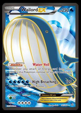 147/160 Wailord EX