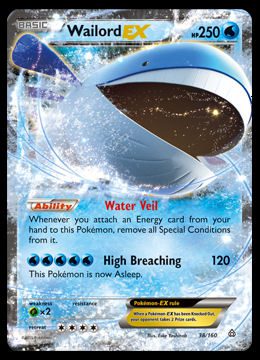 38/160 Wailord EX