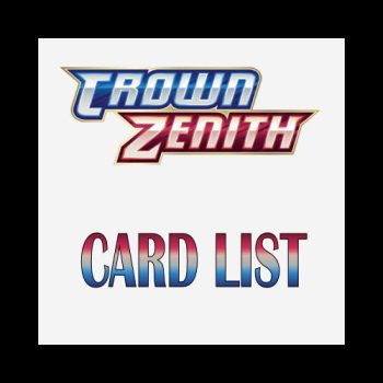 Crown Zenith Card List