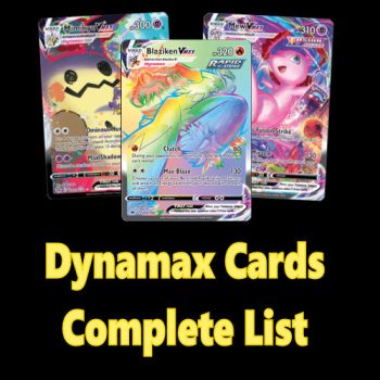 Complete List of Dynamax Cards