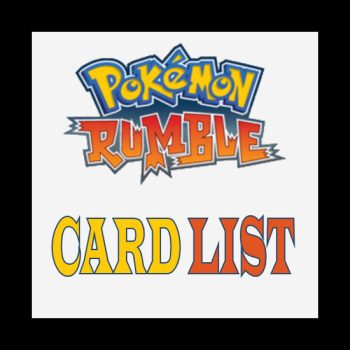 Pokémon Rumble Card List