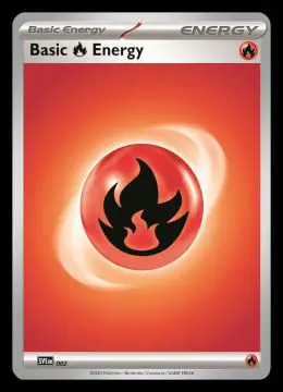 Scarlet and Violet Fire Energy