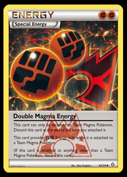 34/34 Double Magma Energy
