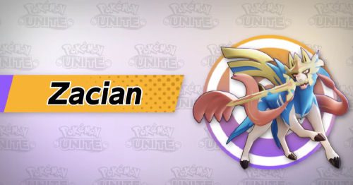Zacian in Pokémon Unite