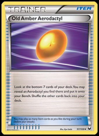 97/108 Old Amber Aerodactyl