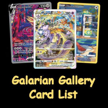 Galarian Gallery Card List