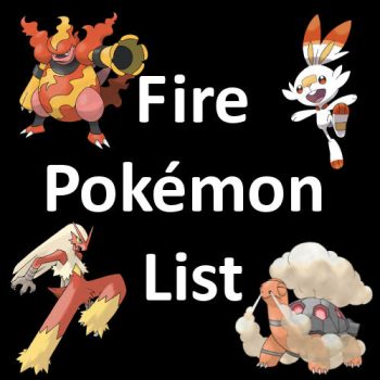 Fire Pokémon List