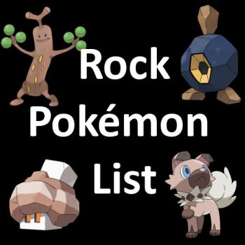 Complete Rock Pokémon List