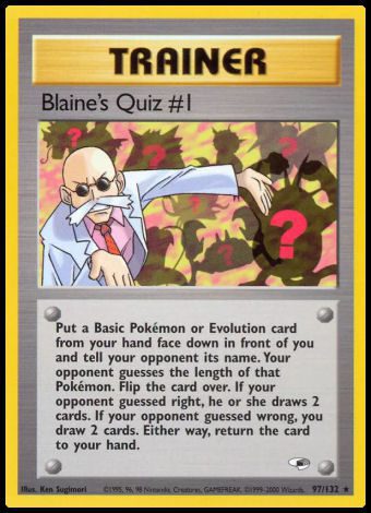 97/132 Blaine's Quiz