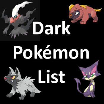 Dark Pokémon List
