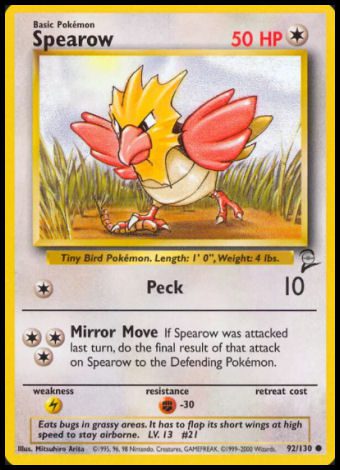 92/130 Spearow