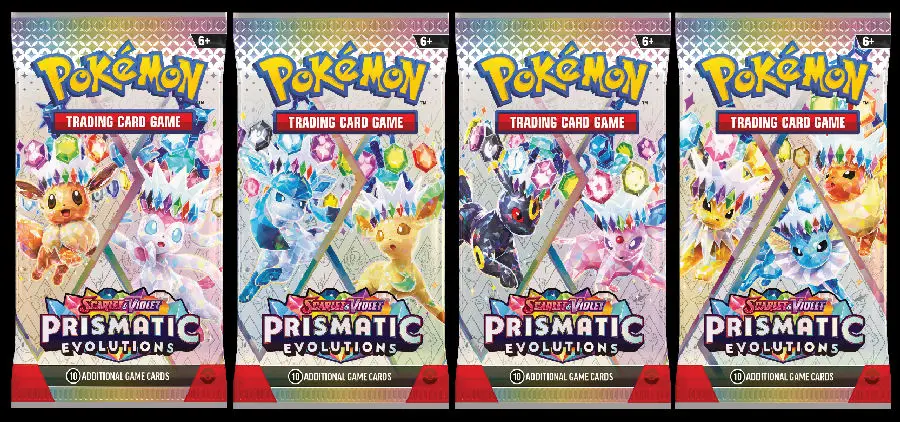 Prismatic Evolutions pack art