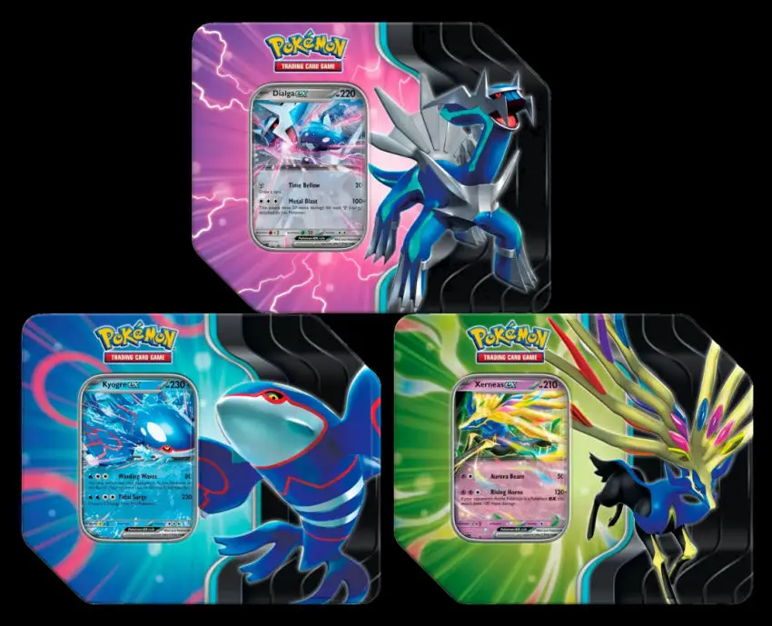 Pokémon Azure Legends Tins